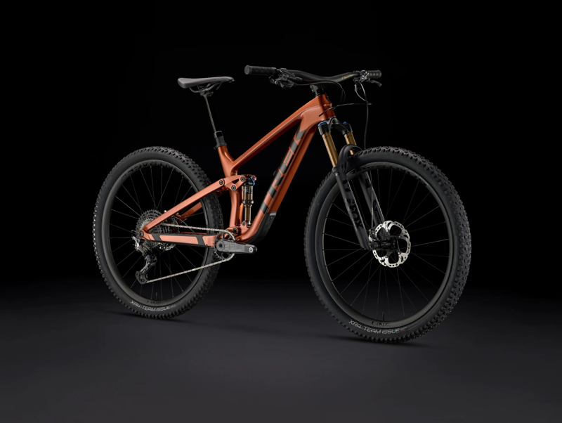 Trek Top Fuel 9.9 XTR Full Suspension Carbon Mountain Bike 2023 in Pennyflake-1